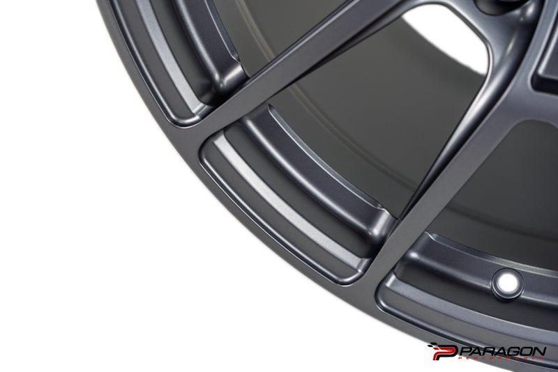 Titan 7 T-P5 18x10.5 19x12 5x120 Chevrolet C8 Corvette - Satin Titanium