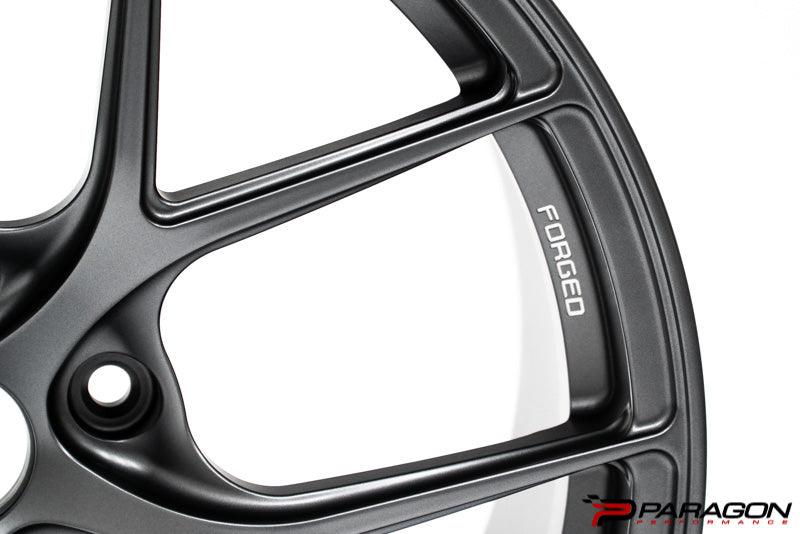 Titan 7 T-S5 19x9,20x11.5 5x120 Chevrolet C8  Corvette - Satin Titanium 