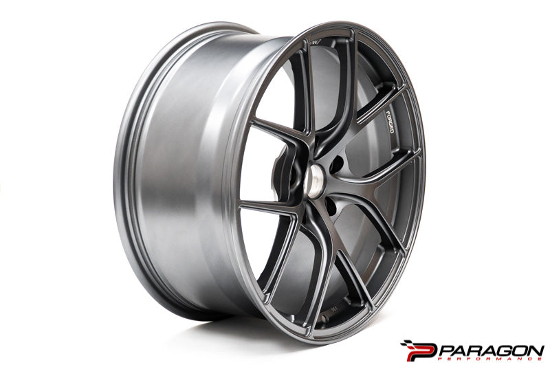 Titan 7 T-S5 19x9,20x11.5 5x120 Chevrolet C8  Corvette - Satin Titanium 