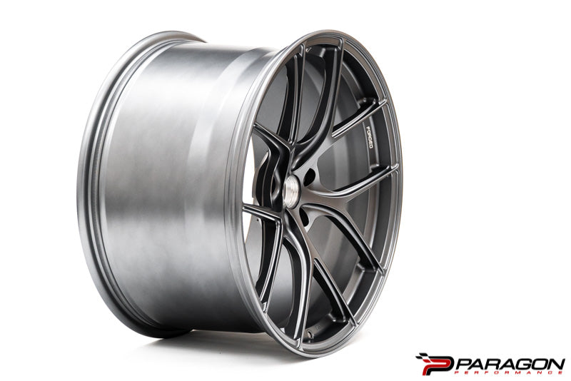 Titan 7 T-S5 19x9,20x11.5 5x120 Chevrolet C8  Corvette - Satin Titanium 