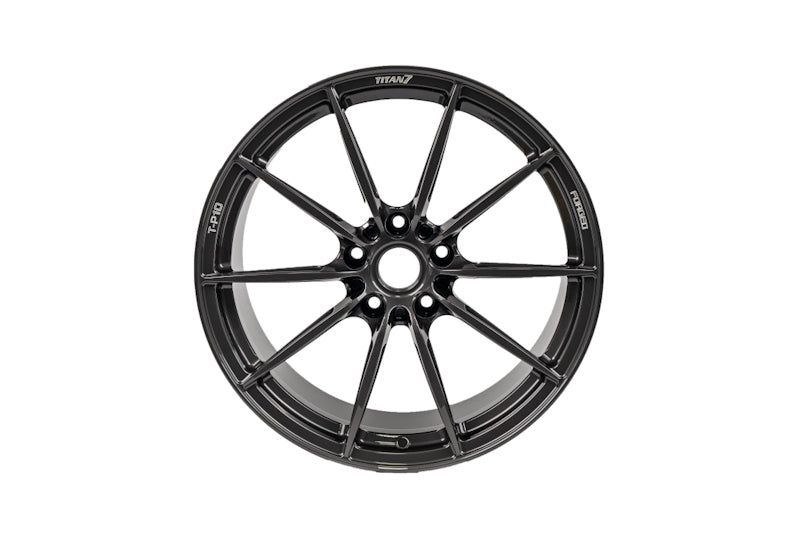 Titan 7 T-P10 19x9,20x11.5 5x120 Chevrolet C8 Corvette - Advanced Dark Gunmetal