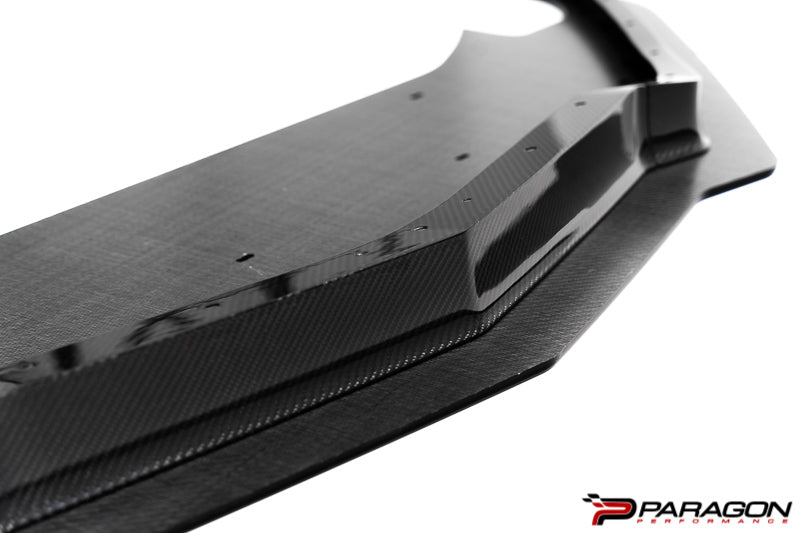 Verus Engineering Carbon Polyweave Front Splitter Kit, Carbon Fiber Air Dam - C8 Corvette