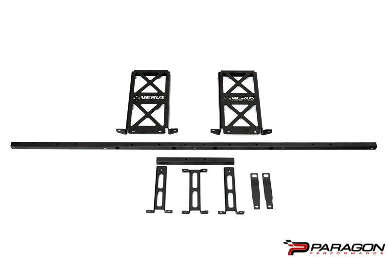 Verus Engineering Carbon Polyweave Front Splitter Kit, Carbon Fiber Air Dam - C8 Corvette