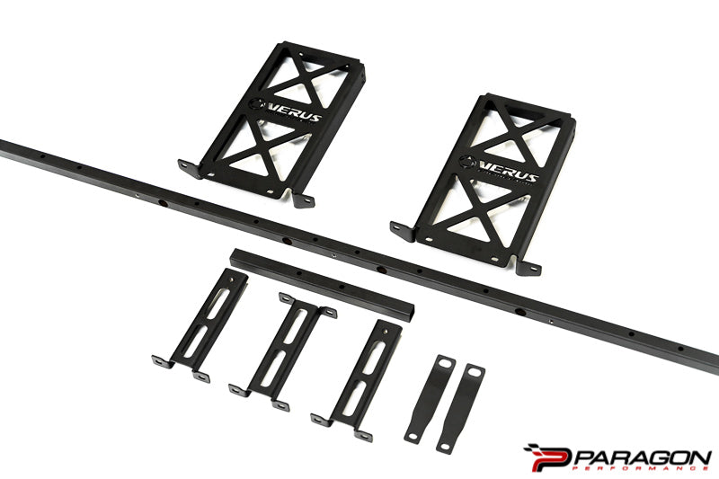 Verus Engineering Carbon Polyweave Front Splitter Kit, Carbon Fiber Air Dam - C8 Corvette