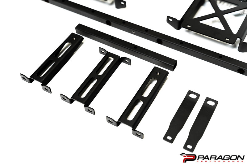 Verus Engineering Carbon Polyweave Front Splitter Kit, Metal Air Dam - C8 Corvette