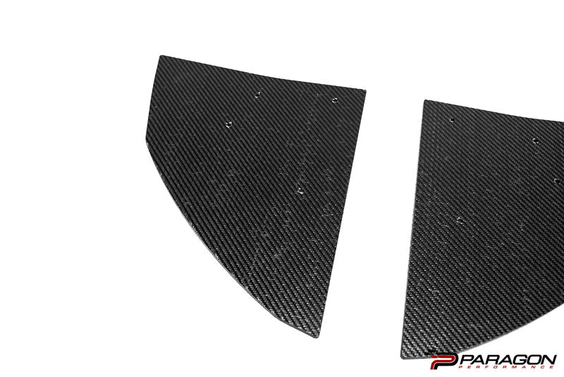 Verus Engineering C8 Corvette Carbon Polyweave Rear Spats 