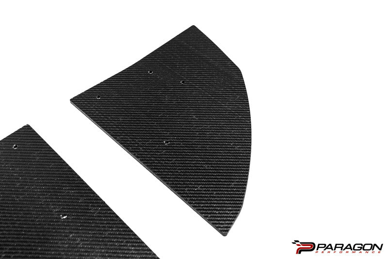 Verus Engineering C8 Corvette Carbon Polyweave Rear Spats 