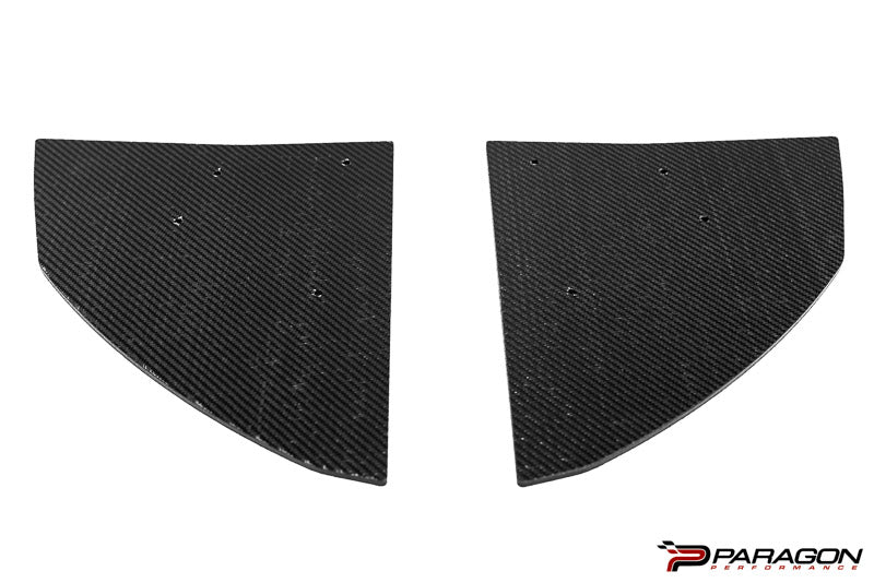 Verus Engineering C8 Corvette Carbon Polyweave Rear Spats 
