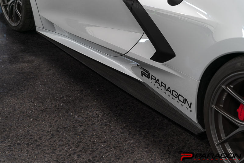 Verus Engineering Carbon Polyweave Side Splitter Kit - C8 Corvette