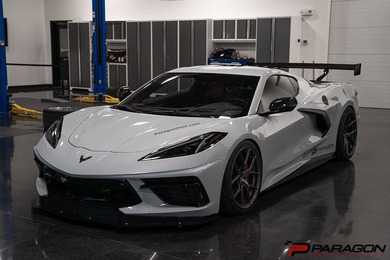 Verus Engineering Carbon Polyweave Side Splitter Kit - C8 Corvette
