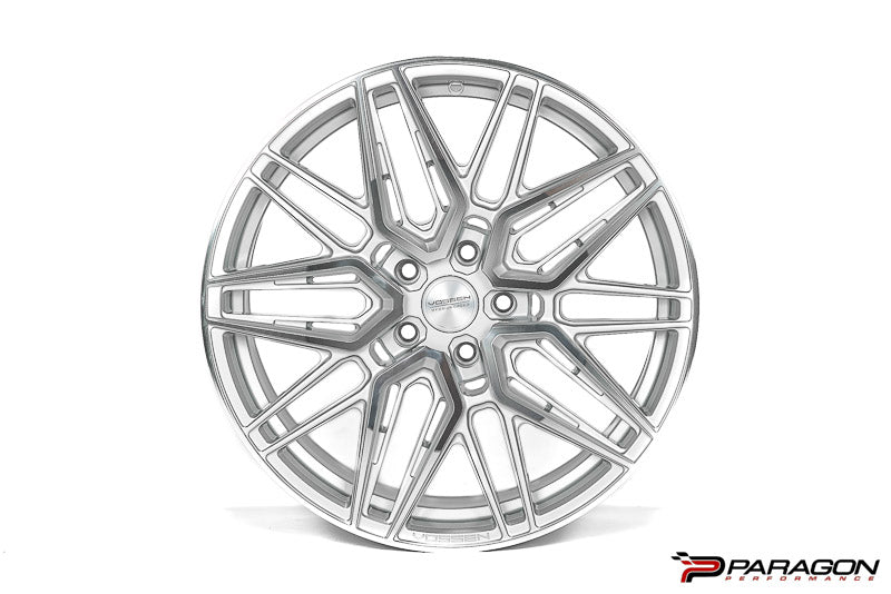 Vossen HF7 Wheels C8 Corvette - 20x9, 21x12 - Silver Polished Vossen HF7 Wheels C8 Corvette - 20x9, 21x12 - Silver Polished