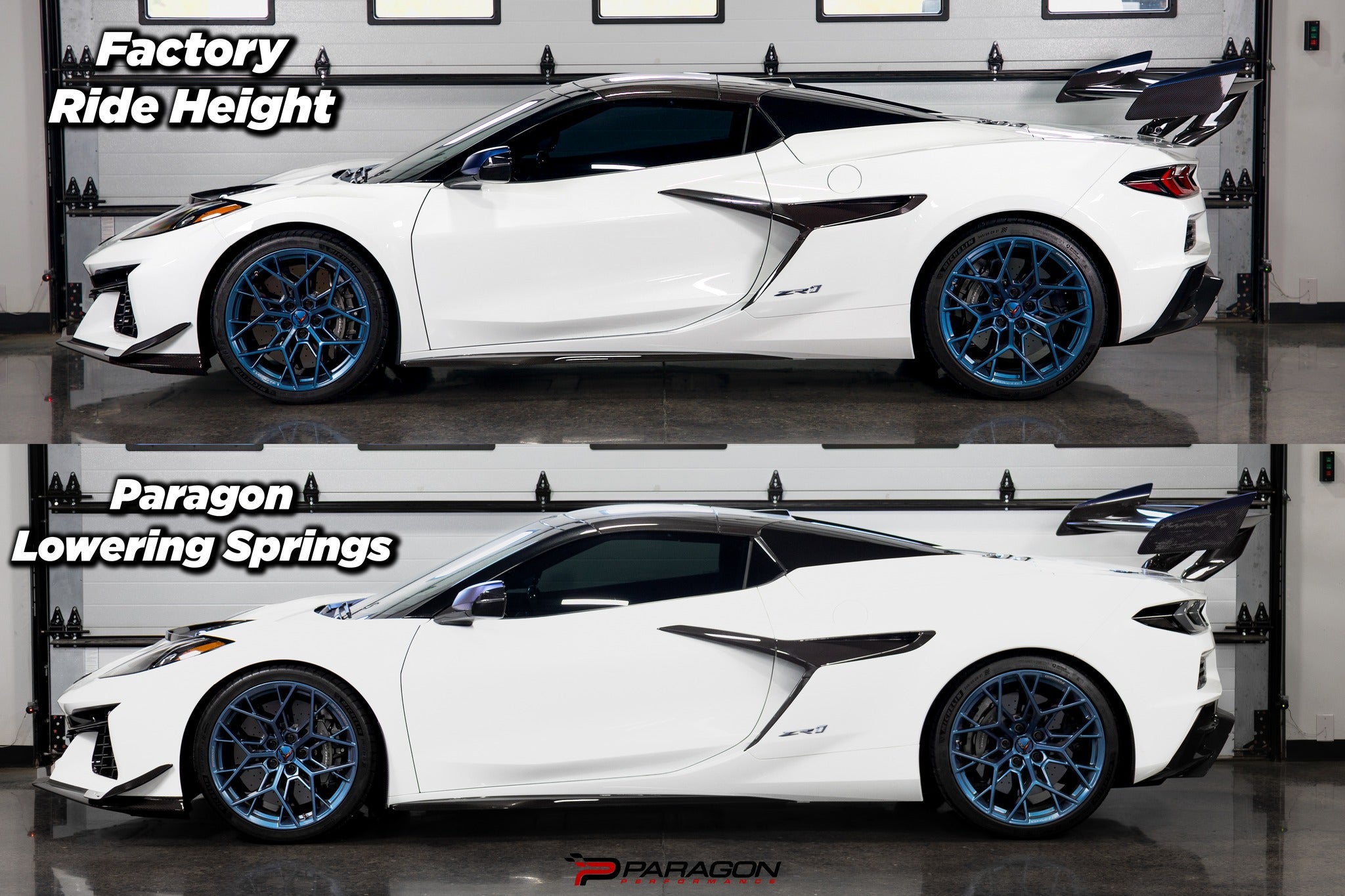 Paragon Performance C8 Corvette ZR1 Lowering Springs by Hyperco