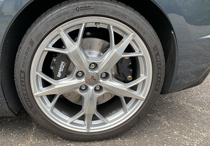 AP Racing by Essex Radi-CAL Competition Brake Kit (Rear 9669/355mm) - C8 Corvette - NICKEL PLATED