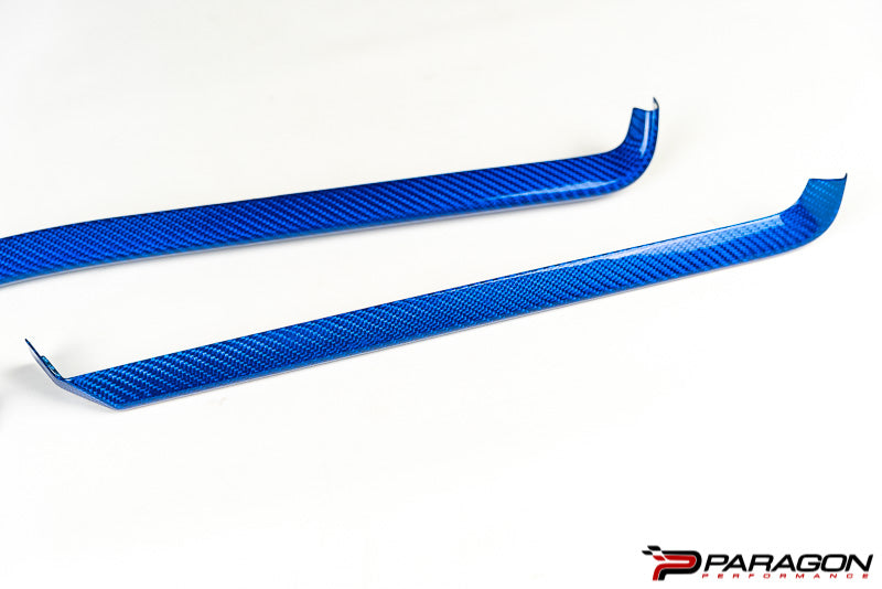 C8 Corvette Carbon Fiber Interior Trim - 3 Pc Kit - All Blue