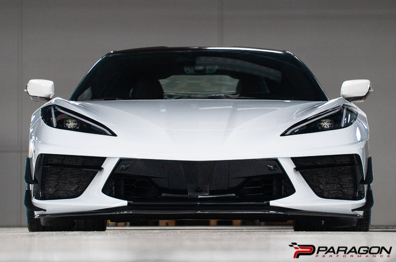 Verus Engineering  Carbon Flash Dive Plane / Canard Kit, Dual Elements - C8 Corvette