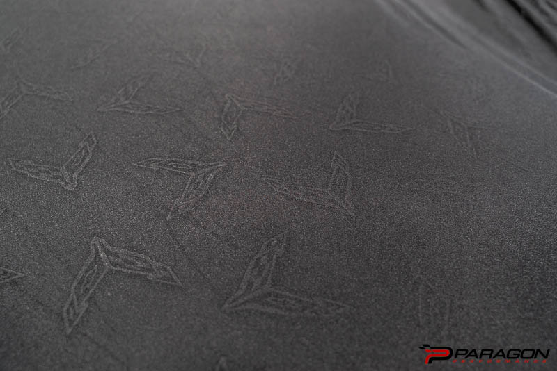 C8 Corvette Premium GM Car Cover - Black With access panels