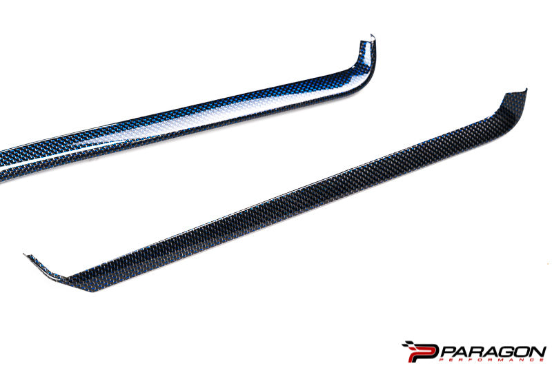 C8 Corvette Carbon Fiber Interior Trim - Blue - 3 Pc Kit