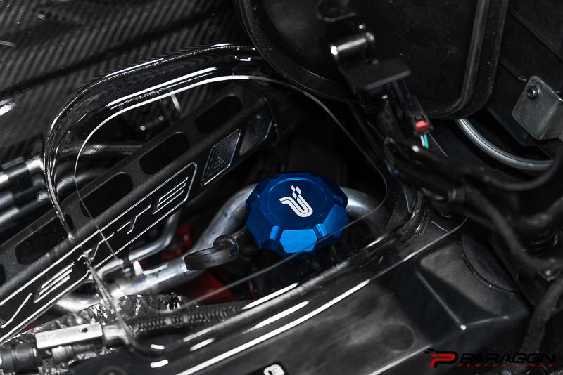 C8 Corvette Convertible Clear Engine Cover - Rapid Rev 