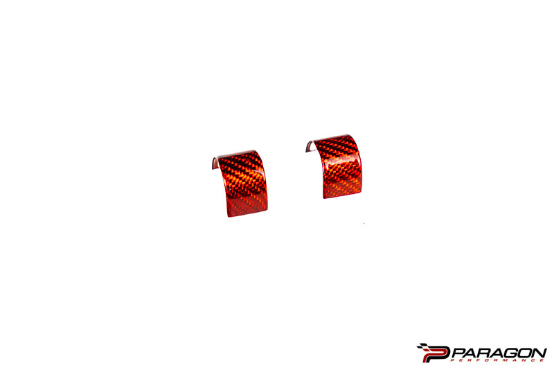 CCS C8 Corvette Red Carbon Fiber 12 Oclock Steering Wheel Trim