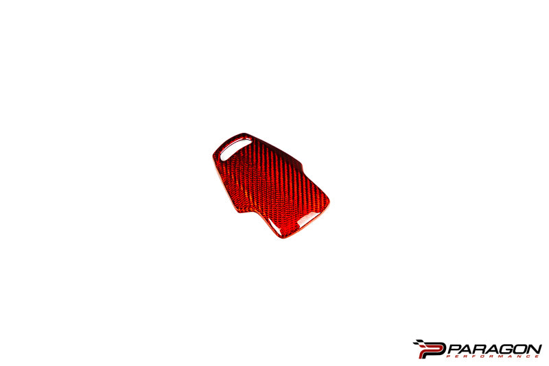 CCS C8 Corvette Red Carbon Fiber Mode Selector Overlay
