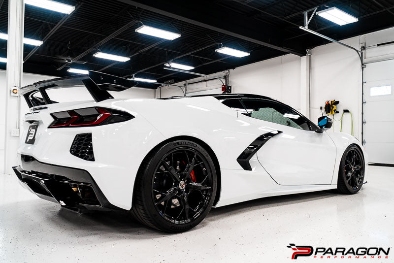 OEM C8 Corvette Rocker Panel Extensions - Black 