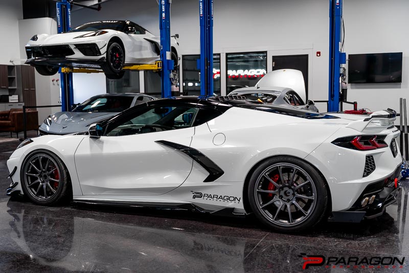 Paragon C8 Corvette Vortex Generators - Carbon Flash