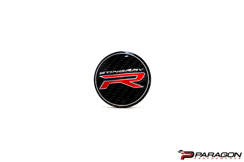 C8 Corvette Stingray R center caps - GM OEM