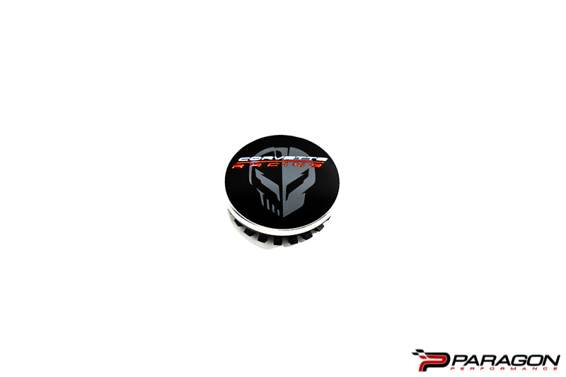 C8 Corvette Jake Skull center caps - GM OEM