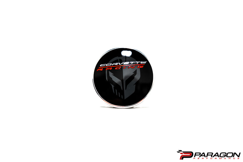 C8 Corvette Jake Skull center caps - GM OEM