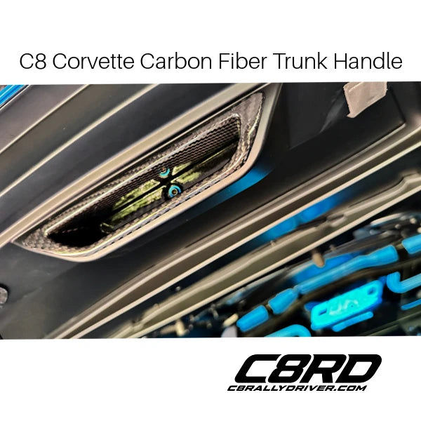 C8 Corvette Carbon Fiber Trunk Handle