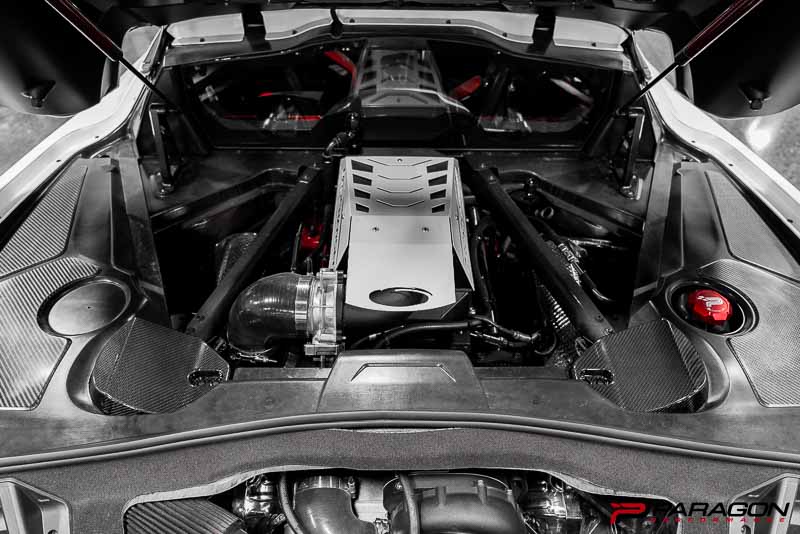 CCS C8 Corvette Carbon Fiber Rear Strut Tower Covers