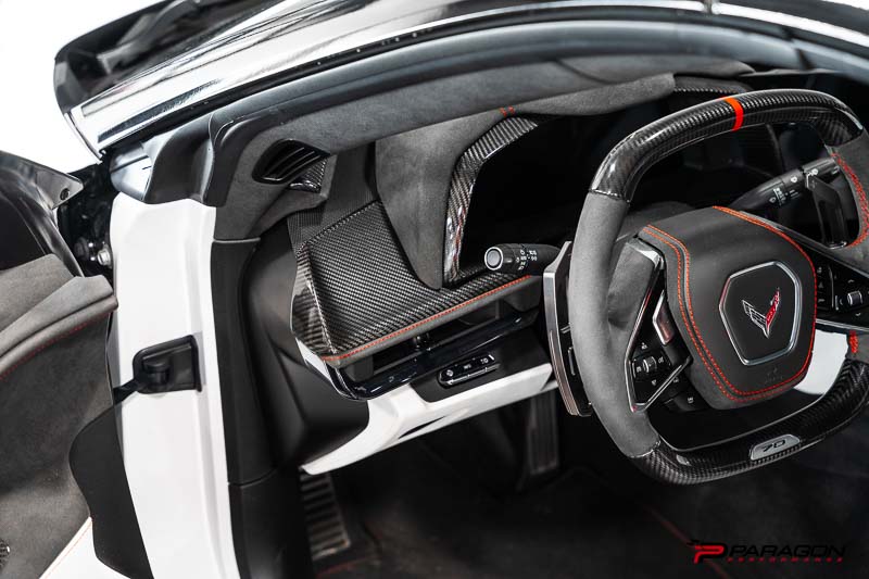 CCS C8 Corvette Driver Side Dashboard Carbon Fiber Overlay