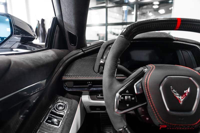 CCS C8 Corvette Driver Side Dashboard Carbon Fiber Overlay