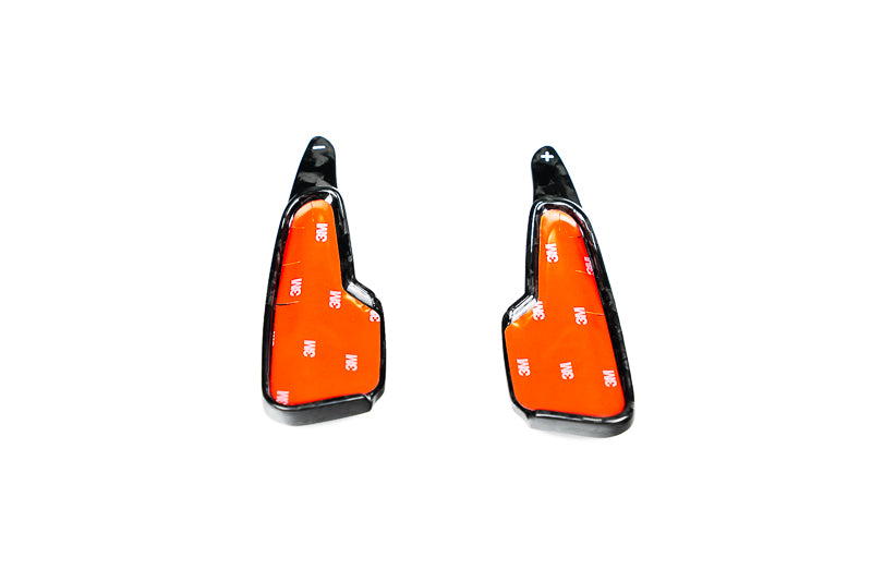 CCS C8 Corvette Carbon Fiber Paddle Shifter Extenders - Forged Carbon