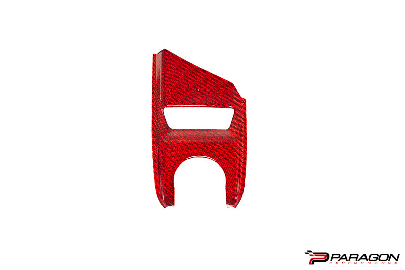 CCS C8 Corvette Red Carbon Fiber Mode Selector Trim Overlay