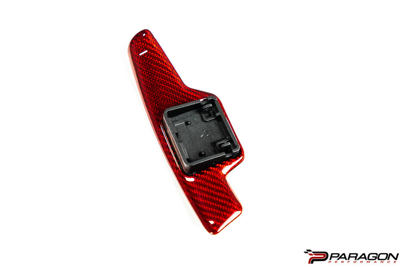 C8 Corvette Red Carbon Fiber Paddle Shifter Replacement