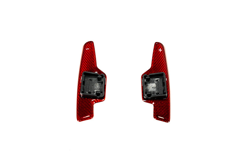 C8 Corvette Red Carbon Fiber Paddle Shifter Replacement