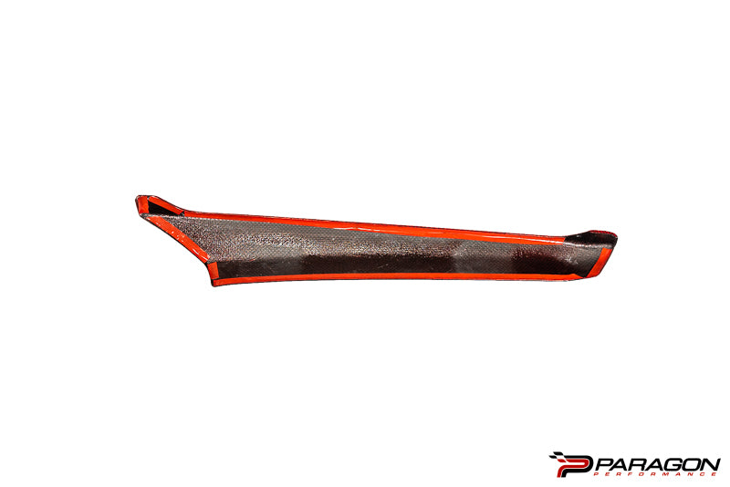 CCS C8 Corvette Red Carbon Fiber Upper Right Center Console Trim