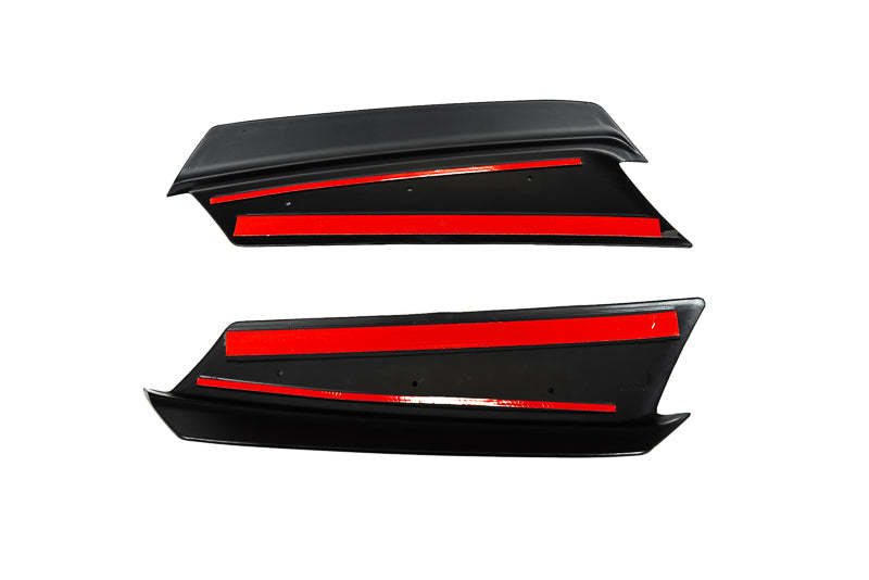 CCS C8 Corvette Z51 Spoiler Wickers - Carbon Flash