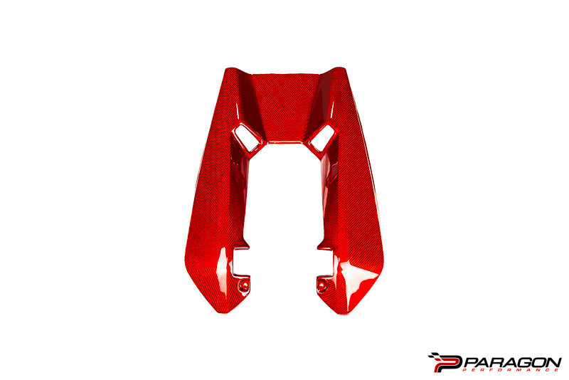 CCS C8 Corvette Z06 LT6 Red Carbon Fiber Engine Cover
