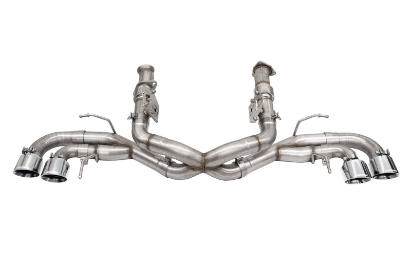 Corsa C8 Corvette Extreme Sound 3.0" Track Cat Back Quad 4.5" Tips 