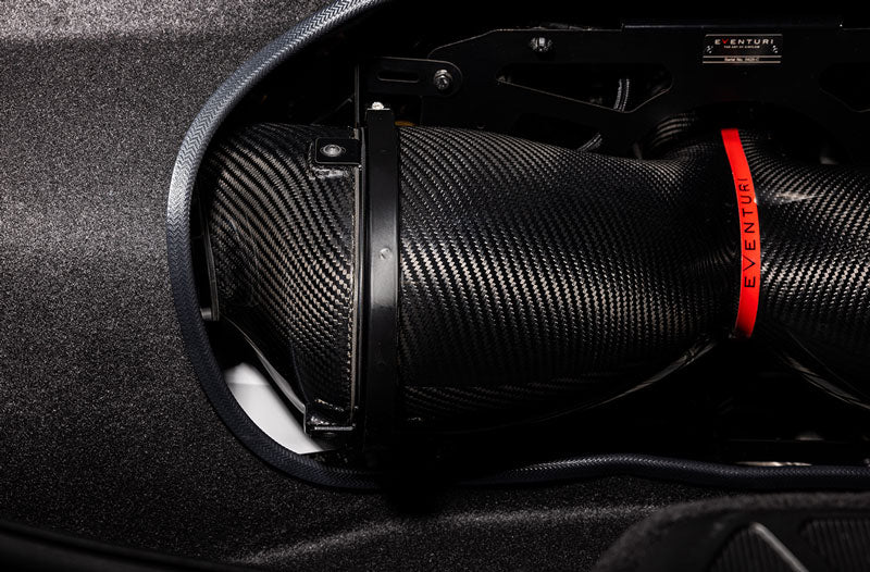 Eventuri C8 Corvette Carbon Fiber Intake System with Clear Lid - Coupe Only