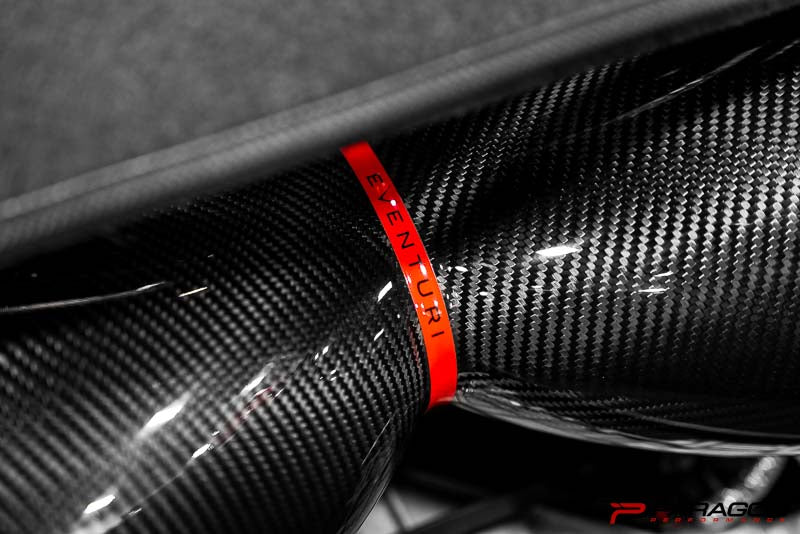 Eventuri C8 HTC Corvette Carbon Fiber Intake System with Clear Lid - Convertible