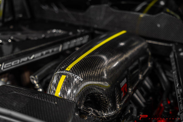 Eventuri C8 Corvette Engine Cover Vinyl Stripe - Multiple Colors