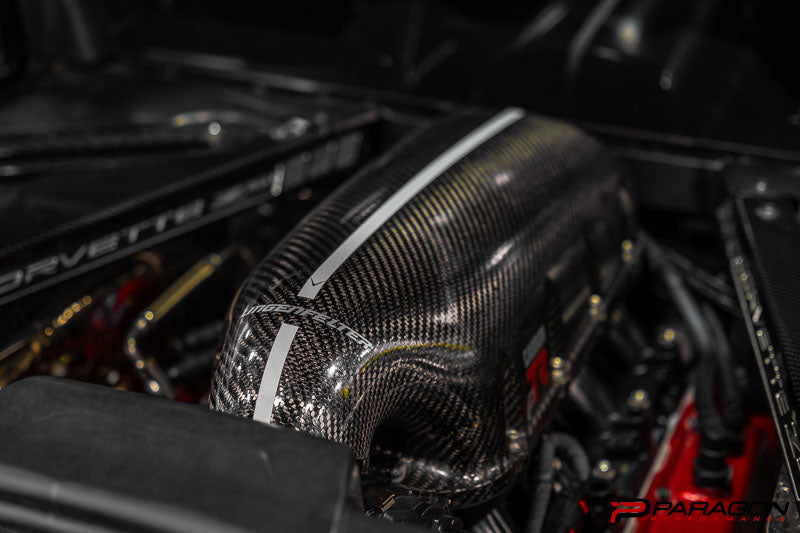 Eventuri C8 Corvette Engine Cover Vinyl Stripe - Blue, White or Yellow