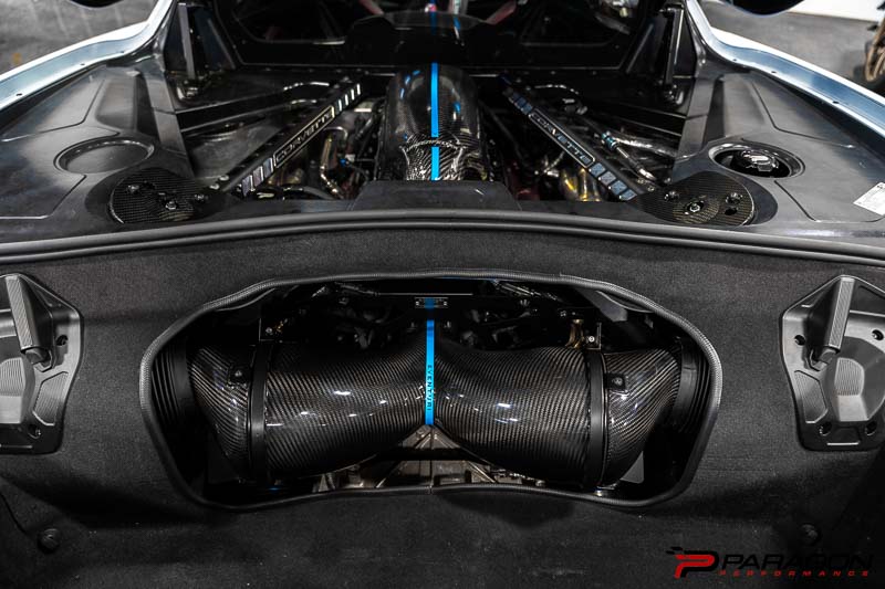 Eventuri C8 Corvette Intake Vinyl Stripe - Blue, White or Yellow