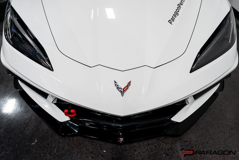 C8 Corvette Chrome Front Flag Emblem