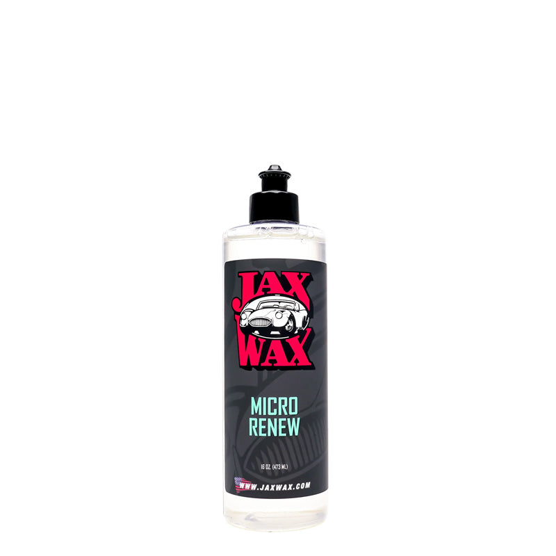 Jax Wax Micro Renew Micofiber Detergent Concentrate 16oz