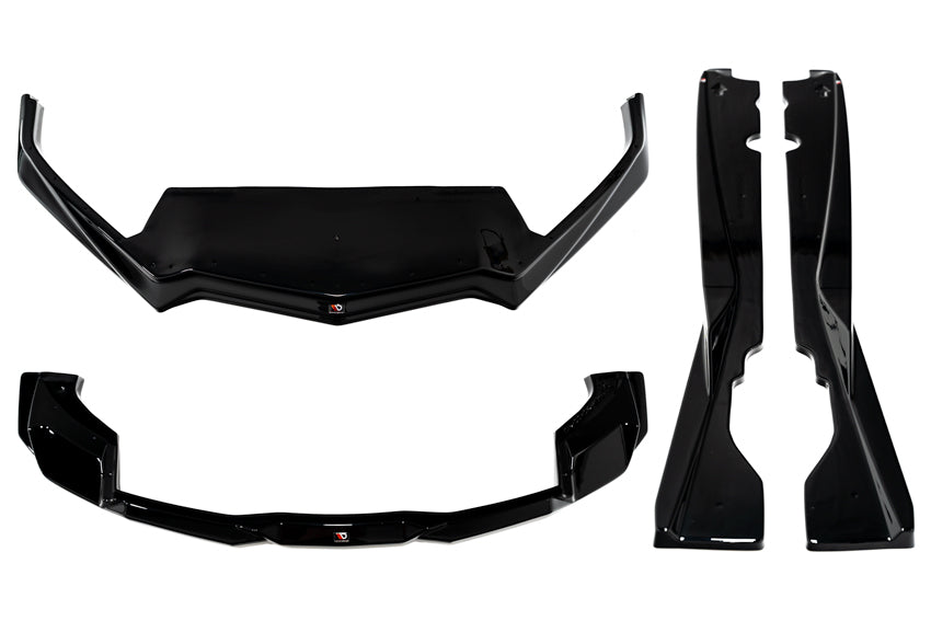 Maxton Design C8 Corvette 4pc Body Kit - Carbon Flash 