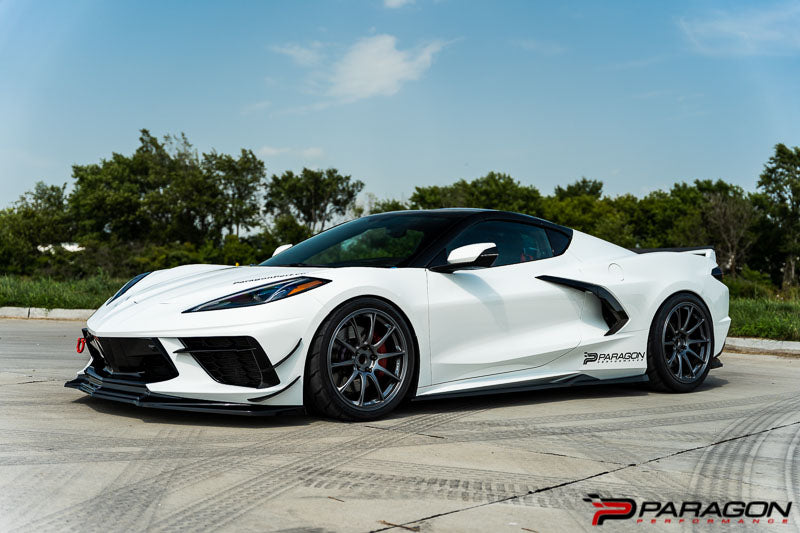 Maxton Design C8 Corvette 4pc Body Kit - Carbon Flash 